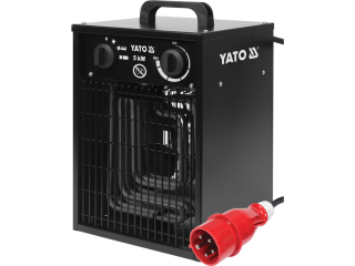 PRENOSNÝ ELEKTRICKÝ OHRIEVAČ 5KW FARELKA OHRIEVAČ YATO TERMOSTAT